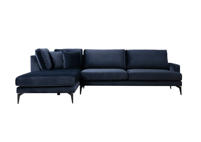 Atelier Del Sofa Papira Corner Left Azul Marino